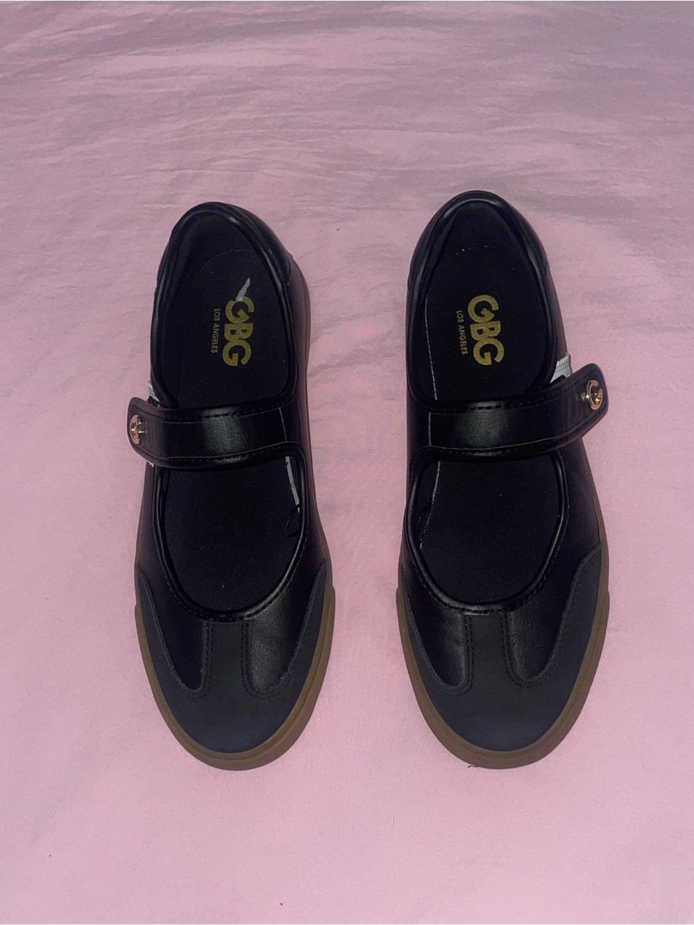Black Mary Jane Sneaker Flats